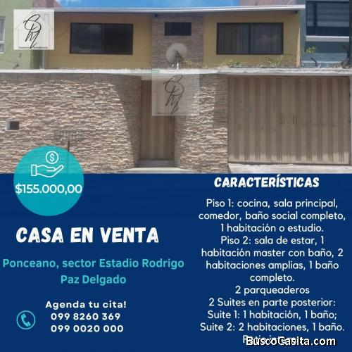 CASA EN VENTA PONCEANO