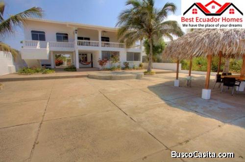 Renewed Beach Two Apartment House With Great Ocean Views In Ballenita For Sale