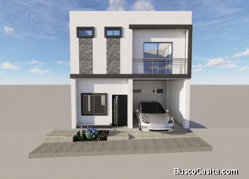 Venta de casa de 2 plantas, escoja sus propios acabados