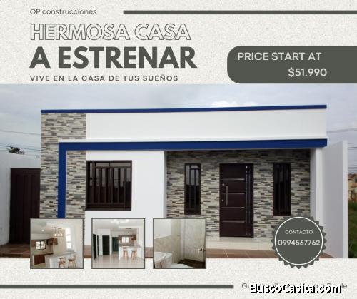 venta de casa a estrenar en norte de Guayaquil