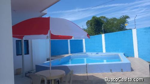 Casa con piscina privada playa