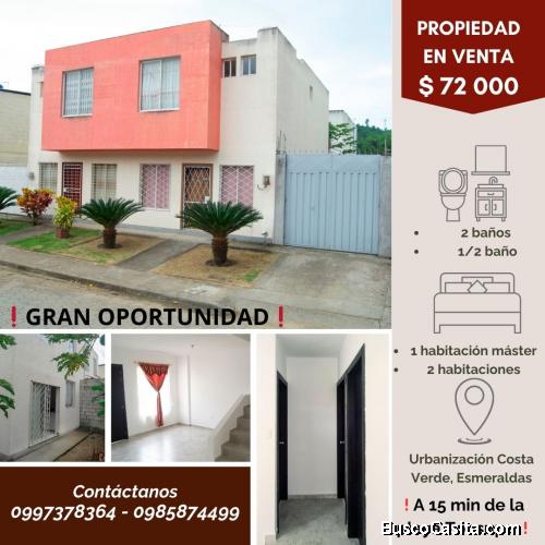 Casa en venta, Esmeraldas