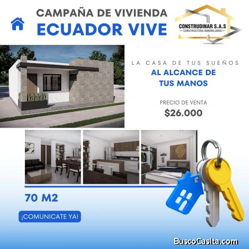CAMPAÑA DE VIVIENDA ECUADOR VIVE – CONSTRUCTORA CONSTRUDINAR S.A.S