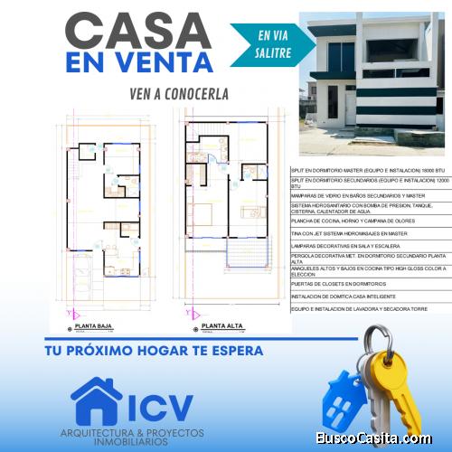 Casa a estrenar Vendo en Urb. San Antonio Vía Salitre