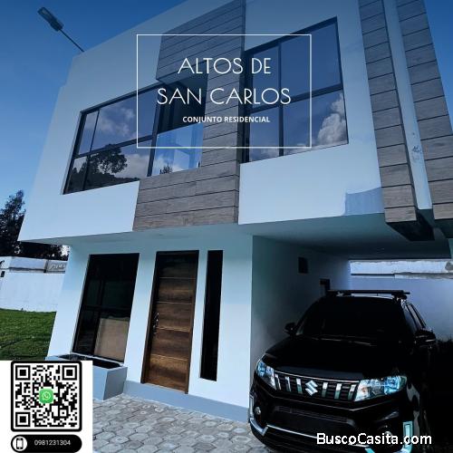 Terreno en Venta con Proyecto de Construcción de casa en el Conjunto Residencial Altos de San Carlos