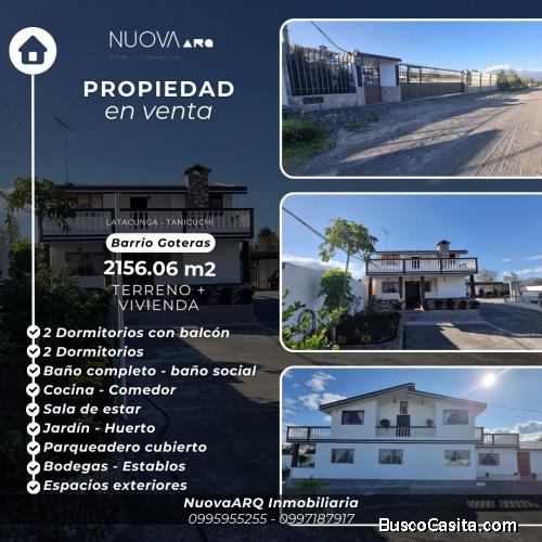 CASA + TERRENO VENTA EN COTOPAXI