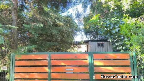 2 Casas De 50m2 Cada Una Sobre Terreno Cerrado Y Arbolado. Con Contenedor Monoambiente. Todo Al Dia.