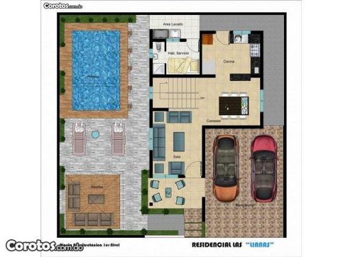 LIANAS excelente proyecto de casas hermosas.
