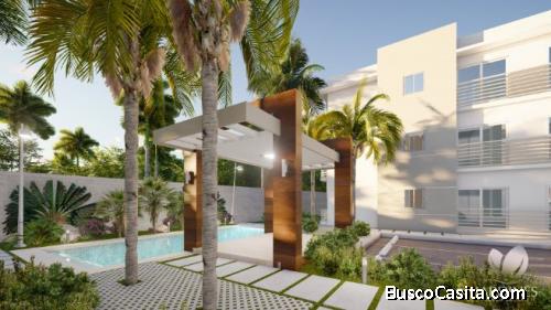 JARDINES DE PUEBLO BÁVARO Puntacana Apartamentos listos para entrega