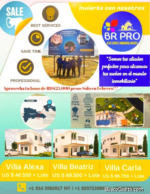 Venta de Solares Residence at Beisbolistas Boca Chica, Dominican Republic 