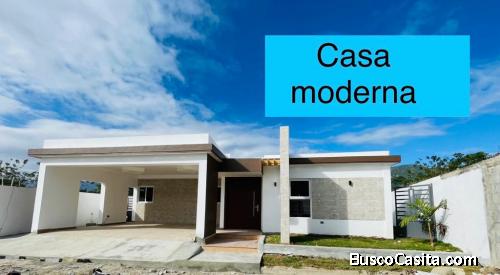 CASA MODERNA DE VENTA EN BONAO