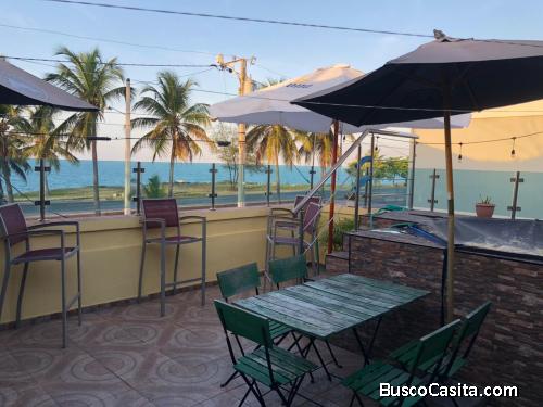 BUENA INVERSION: Casa 2do. NIVEL (Vista al Mar) + LOCAL + SOLAR EN LA CALLE DE ATRÁS, INVI