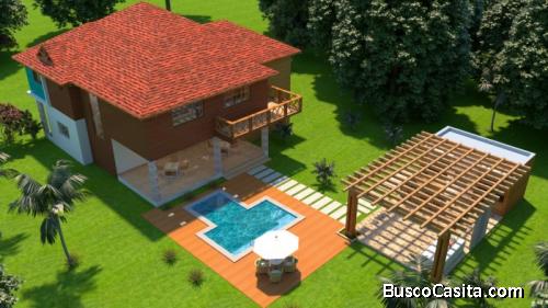 Vendo Villa De Lujo  Amueblada En Jarabacoa