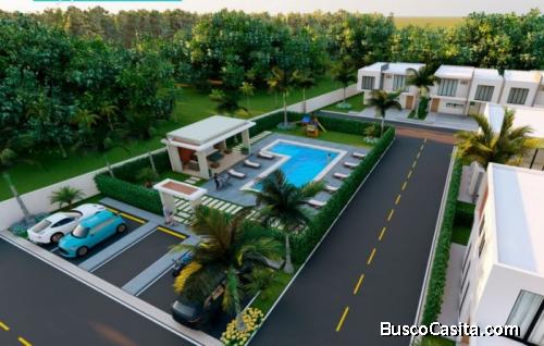 Casa En Venta Tipo Townhouse En Punta Cana