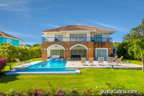 Venta Espectacular Villa Equipada En Punta Cana R.d.; Idi: 132220