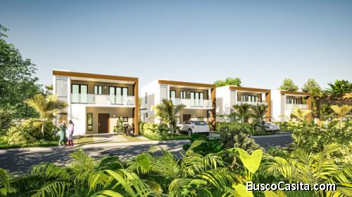 villa en venta de 2 habitaciones en punta cana.