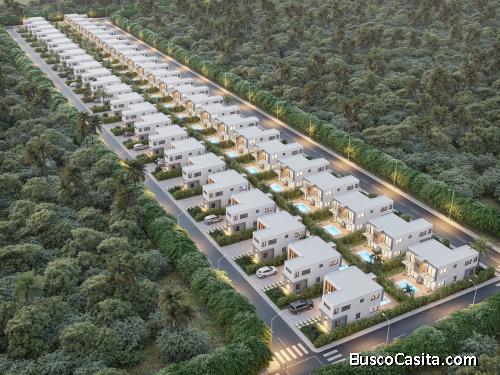 RESIDENCIAL FRIGILIANA RESIDENCES  VILLA 3 DORMITORIOS EN BAVARO