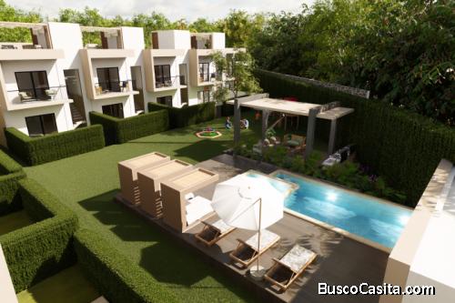 Villa Tipo Townhouse En Venta En Punta Cana; Idi: 140066