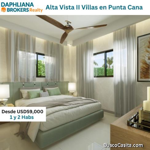 NUEVA CONSTRUCCION Casas ALTA VISTA II  2 habitaciones Bavaro