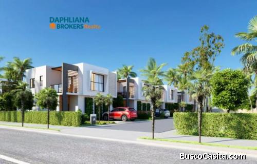 Casa y Villa para vivir  con terraza en Bavaro Punta Cana