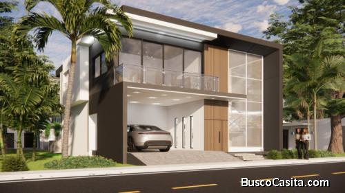 Venta De Casa Moderna  En Gurabo; Idi: 142404