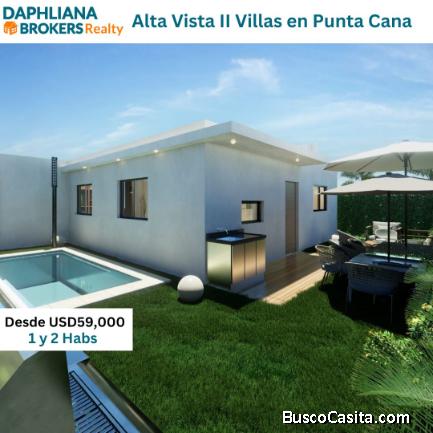 Listado  de precio Alta Vista Villas individuales en República Dominicana