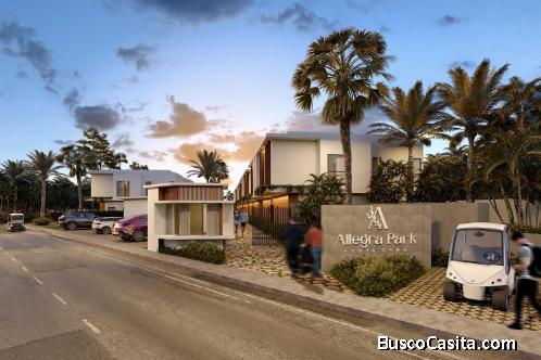 Amplio Proyecto Condominio ALLEGRA PARK townhouses EN La Altagracia 