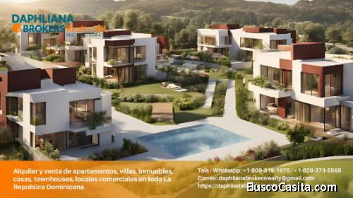 For Sale or For Rent Duplex, villa, townhouse, property, house, home 1, 2, 3, 4 Bed In Vista Cana