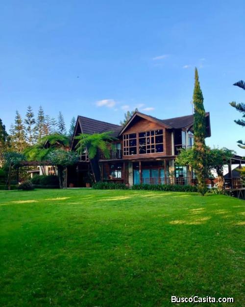 VILLA CON 10 TAREAS DE VENTA EN JARABACOA