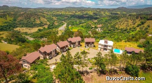 COMPLEJO DE 5 VILLAS DE VENTA EN JARABACOA