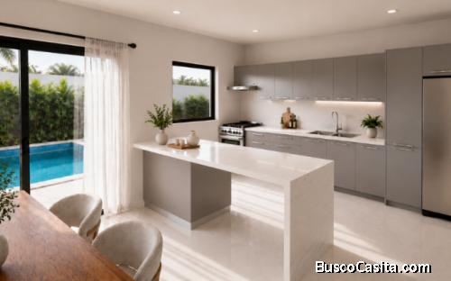 Para Comprar Casa 2, 3 recámaras en Punta Cana RD - Proyecto de Vivienda Independiente en venta en P
