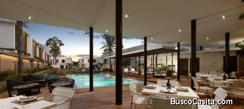 Moderno Residencial En construcción inversión ALLEGRA PARK casas EN Residencial Bávaro Punta Cana